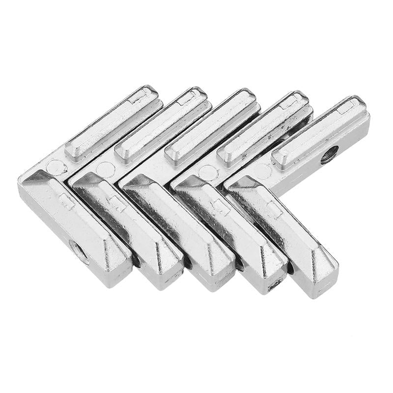 5Pcs T Slot L Shape Inside Corner Connector Joint Bracket for 3030 Series Aluminum Profile
