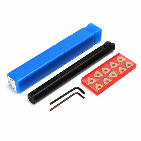 Lathe Turning Tool Boring Bar Holder with 10pcs WNMG0804 Insert
