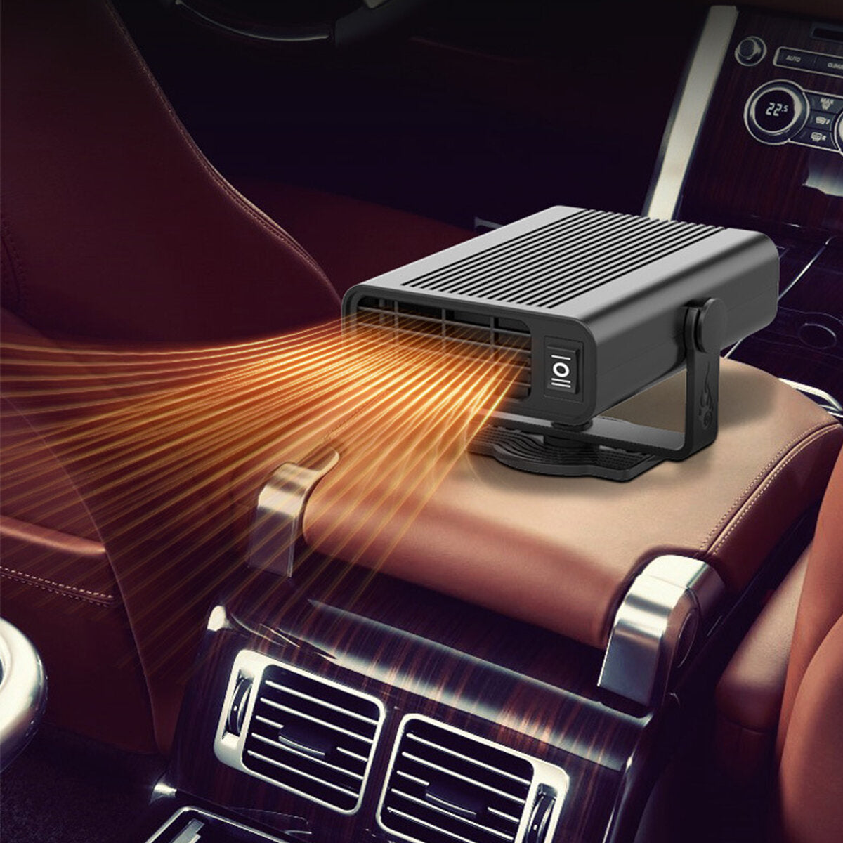 12V/24V Electric Car Heater Fan Instant Heating Adjustable Heating/Cooling Defroster