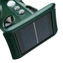 Solar Power Ultrasonic Repeller Cat Dog Pest Infrared Repellent Sensor Animal