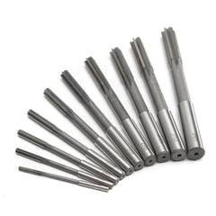 10pcs 3-12mm HSS Machine Reamer Set H7 Straight Shank Milling Chucking