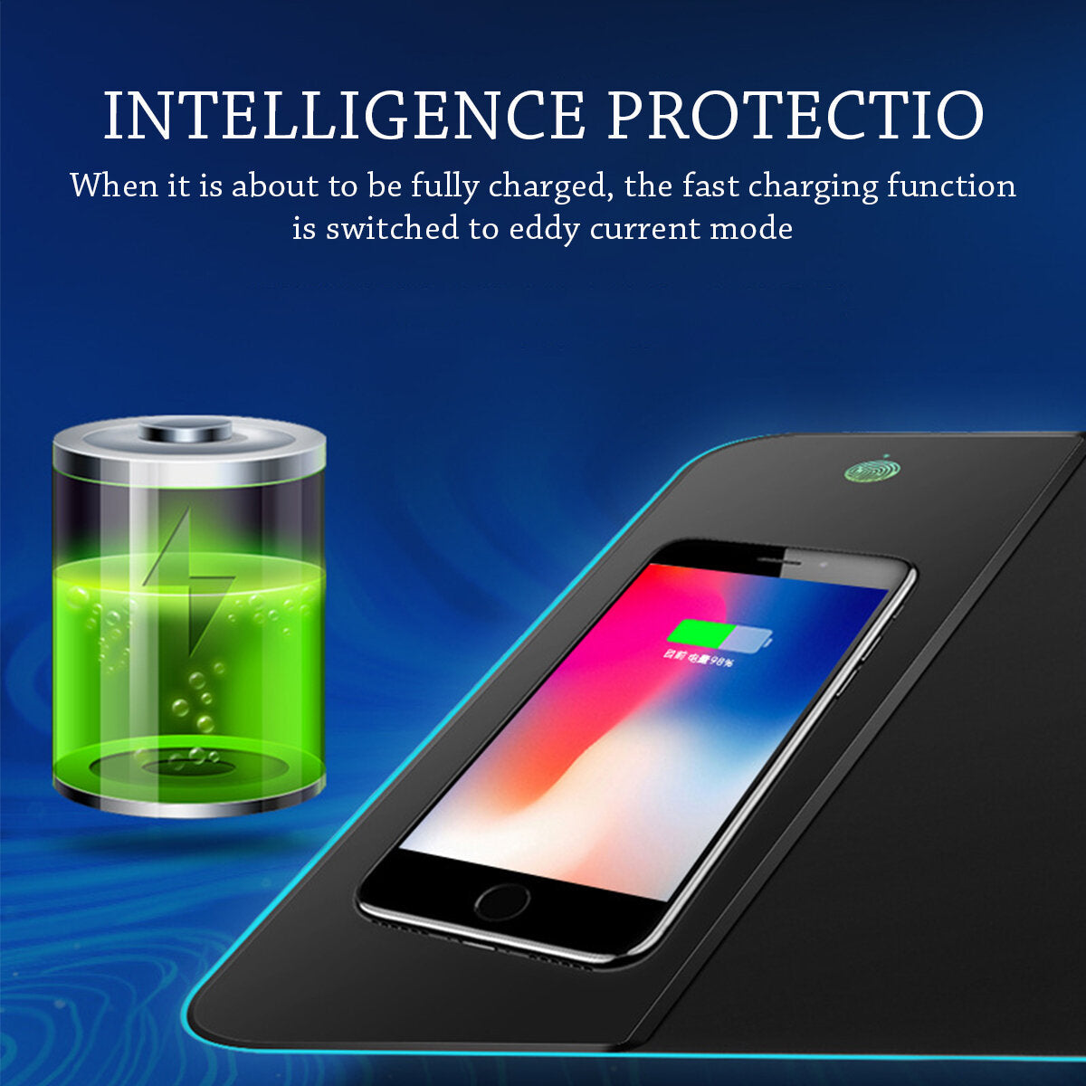 Charging Mouse Pad 15W/10W/7.5W/5W Mobile Phone RGB Gaming Mouse Pad