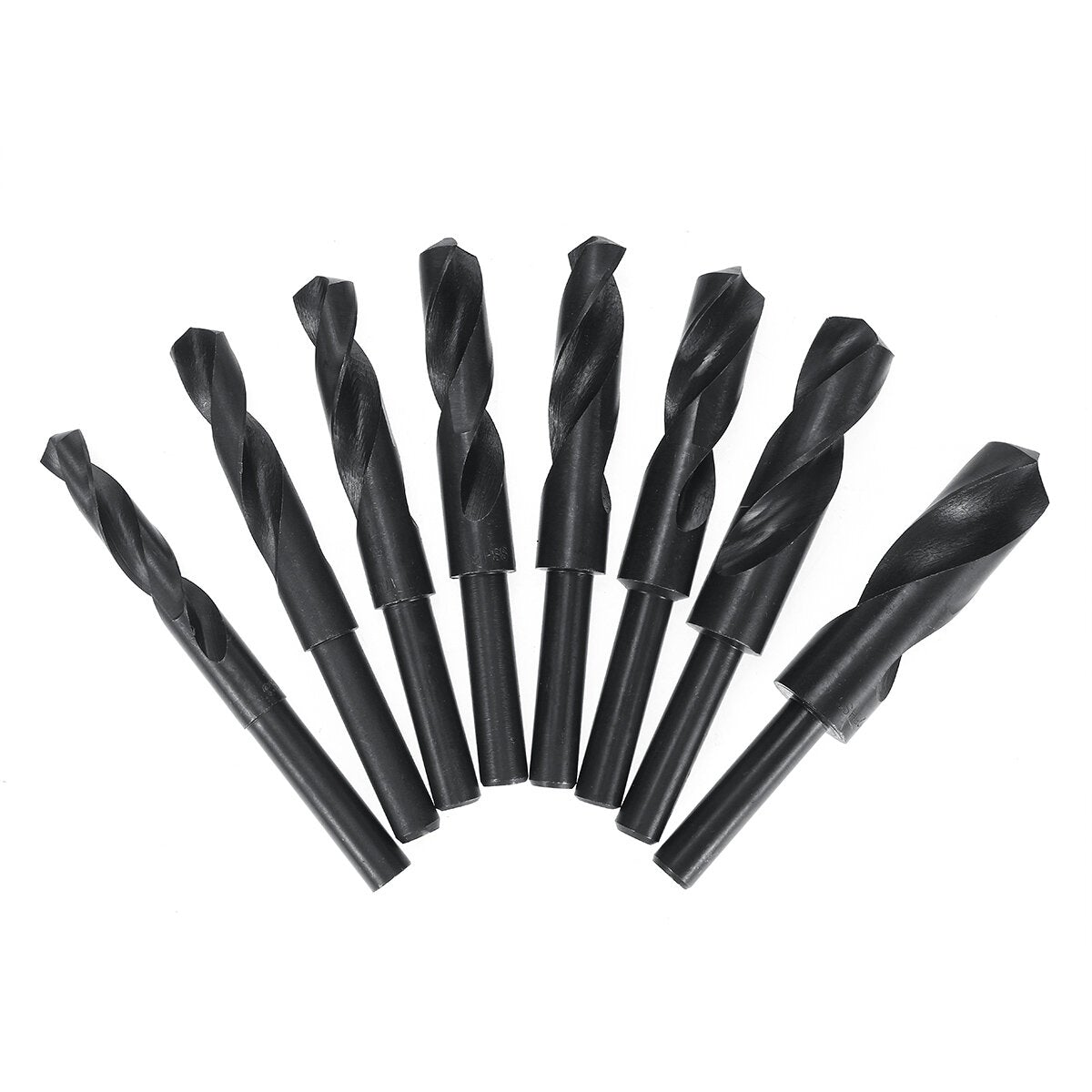 8pcs 9/16 to 1 Inch HSS 4241 Twist Drill Bit Hole Cutter for Wood Plastic Aluminum