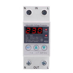 Automatic Reconnect House Surge Protector 40A 63A 80A DIN Rail Adjustable Protection Relay
