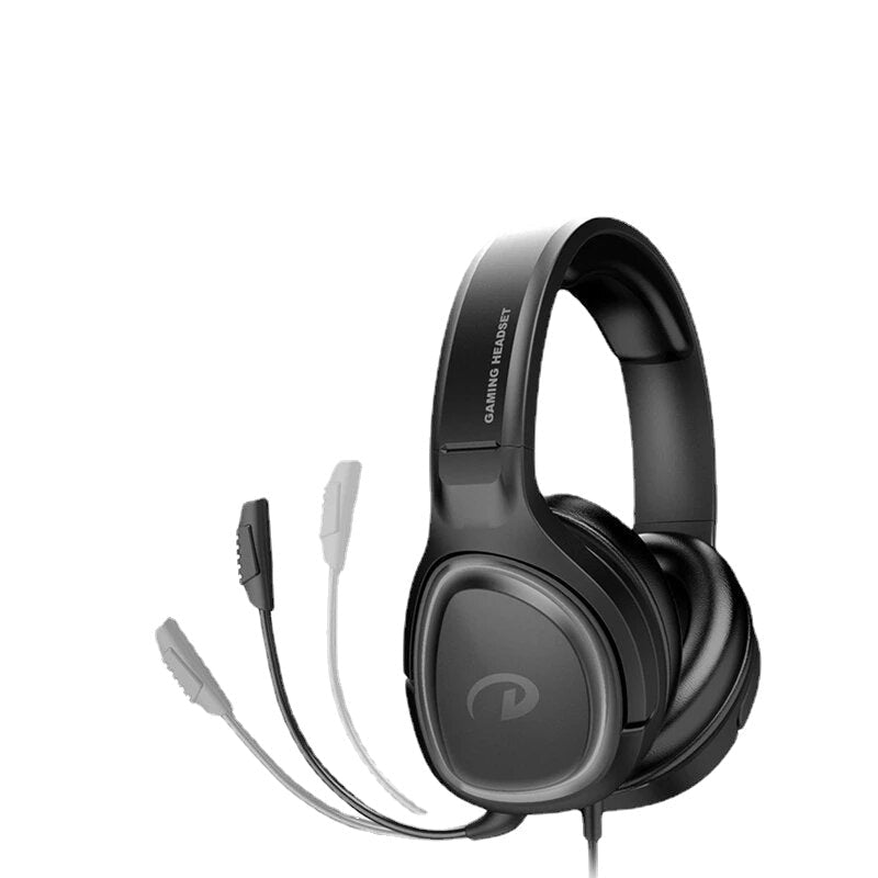 Gaming Headphone with Detachable Microphone Deep Bass Sound Wired Headset with LED light for PS4 XBOX PC Laptop Headphone