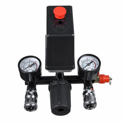 Air Compressor Pressure Switch Air Valve Manifold Compressor Control Regulator Gauges 220V/380V