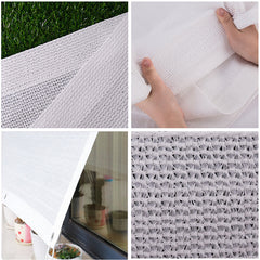 Waterproof Heavy Duty Proof Sun Canopy Shade Sail Cloth Rectangle Outdoor