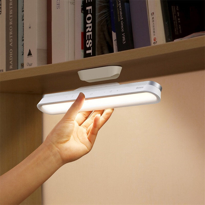 Magnetic Stepless Dimming Charging Desk Lamp Pro 1800mAh Battery No Blue Light Hazard Rotation Design Multiple Power Supply Methods