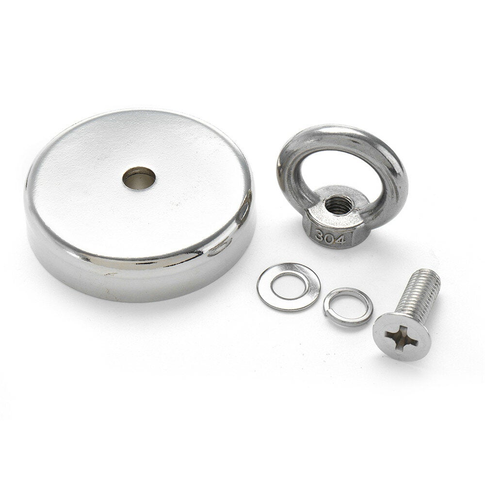 35-600KG Neodymium Fishing Magnet 25-120mm Salvage Recovery Magnet For Detecting Metal Treasure