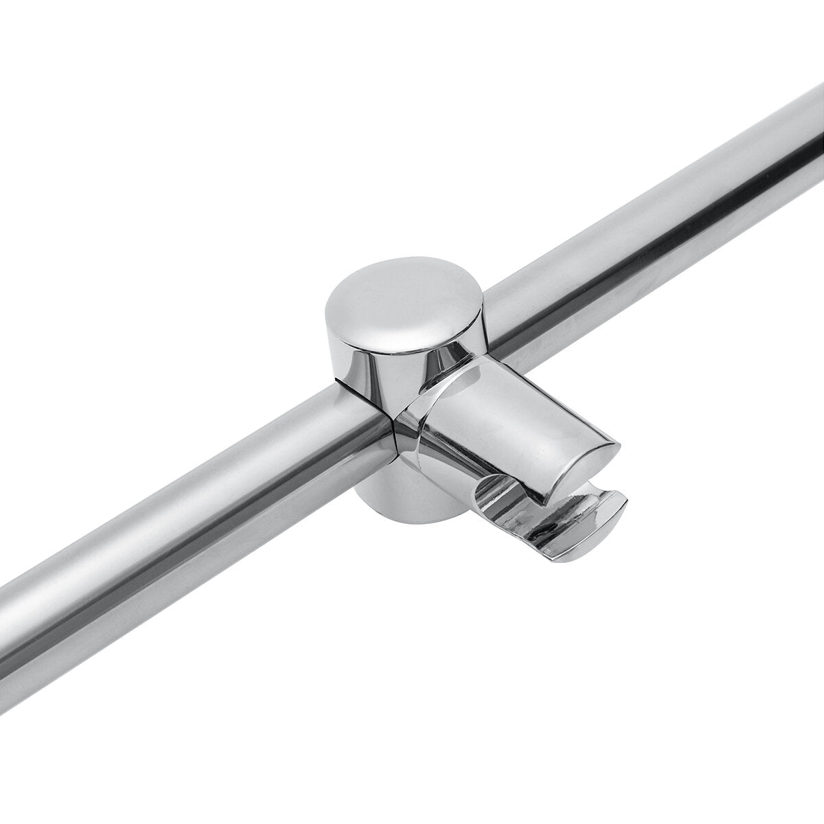 Stainless Steel Adjustable Riser Rail Bar Shower Stand Soap Head Towel Holder 610mm