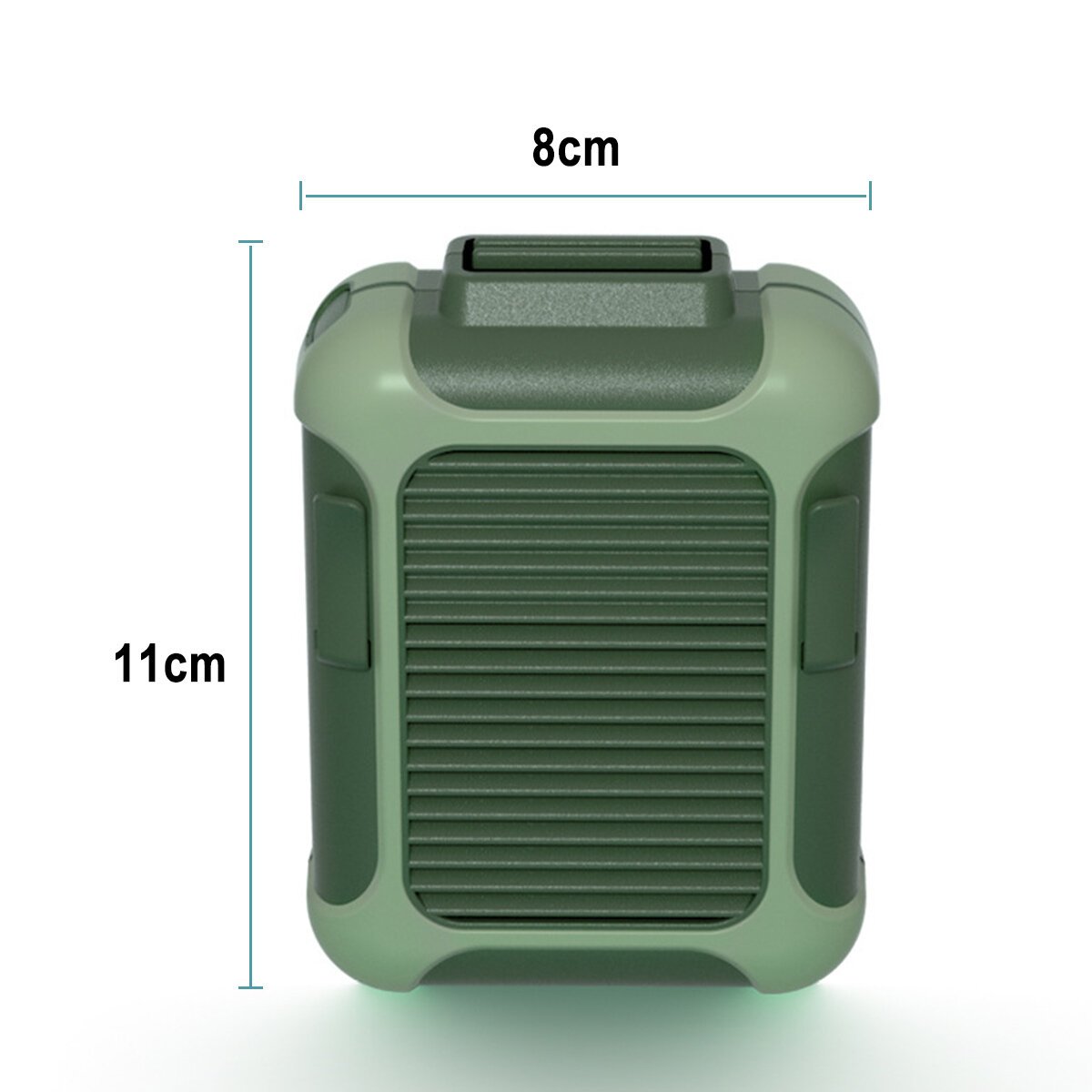 Mini Neck Air Cooler Fan Waist Clip on Fan Lazy Hands-Free Hanging Band USB Rechargeable Handheld Evaporative Cooler