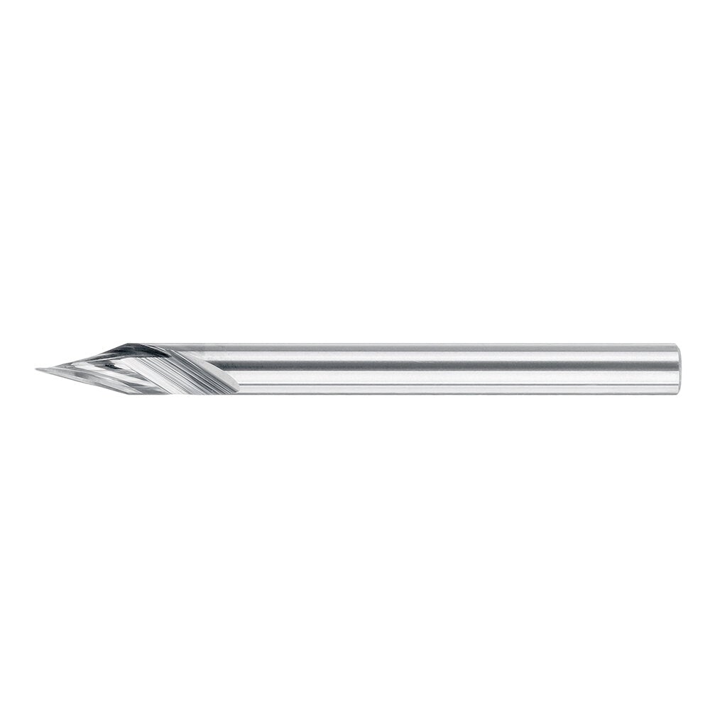 10Pcs 3.175mm Shank Engraving Bit End Milling Cutter 30 Degrees Tip 0.2mm Carbide 3D Milling Bit Carving
