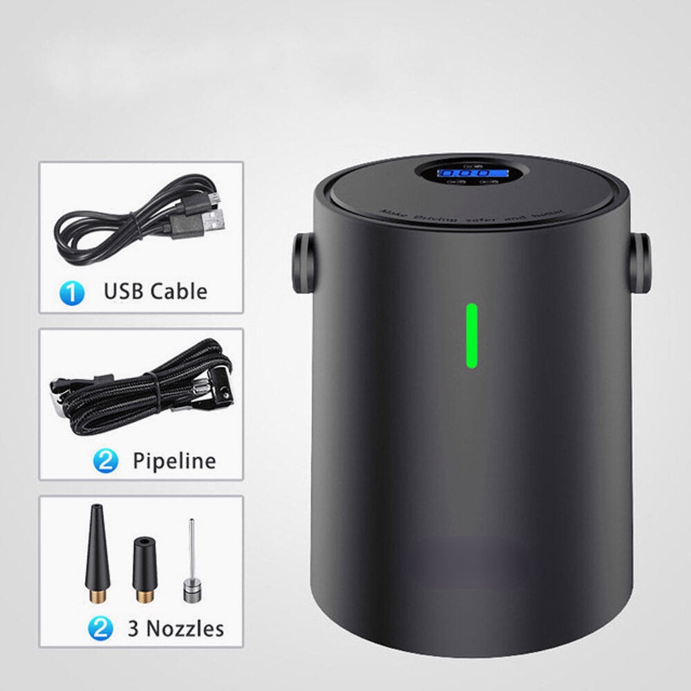 150PSI Digital Display Car Air Compressor Electric Inflator Power Car Tyre Pump Portable USB for Auto Motorcycle Bike