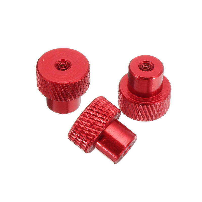 10Pcs M3 Frame Hand-tight Flange Nut Cap Aluminum Alloy Super Light