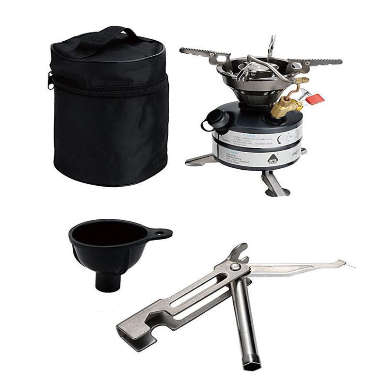 Professional Outdoor Camping Cooking Stove Lightweight Foldable Field Cooking One-piece Gasolin Stove