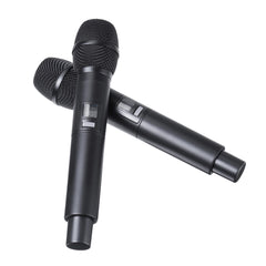 UHF Wireless Microphone System Handheld LED Mic with Receiver