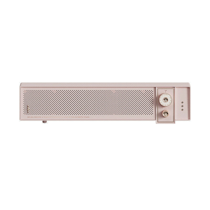 Retro Wireless Bluetooth 5.0 Soundbar Long Life Battery 4 Playing ModE Hi-Fi Sound Portable Speaker for Home Outdoor