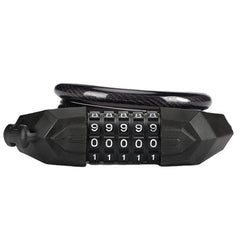 5 Number Bicycle Password Lock Anti-Theft Durable Long Spring Wire Motorcycle Bicycle Safety Riding Cycling Lock