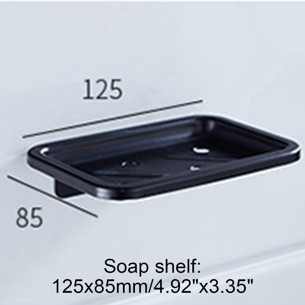 Aluminum Bathroom Shower Caddy Shelf Wall-mounted Rack Organizer Towel Holder