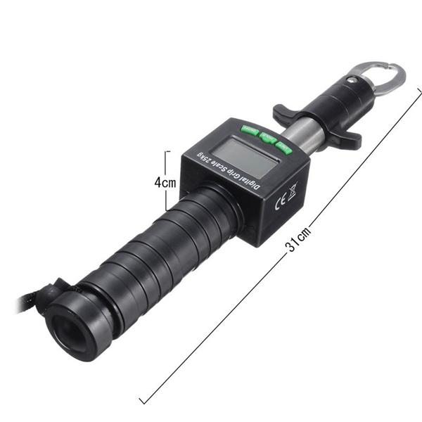 Electronic Control Device Fish Lip Tackle Gripper Grab Tool Fishing Grip Digital weighing Scale