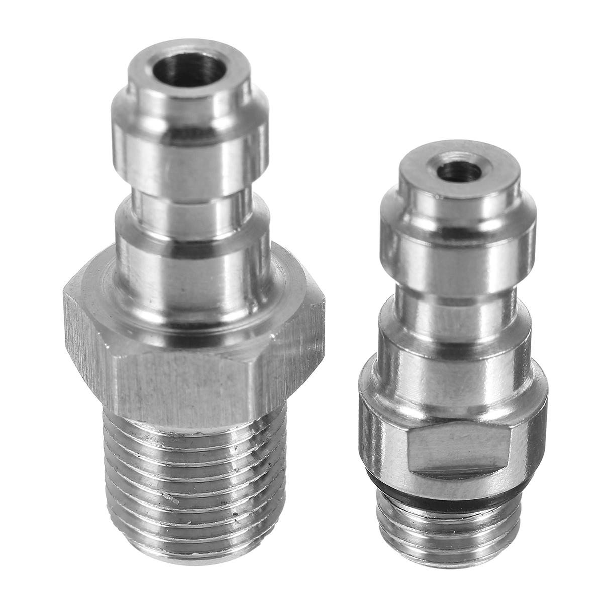 Threads PCP Fill Nipple Stainless Steel 8mm Air Tank One Way Foster Fitting Screwed Joint