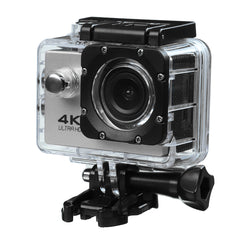 Action Camera 4K at30fps Ultra HD 16MP WiFi Camcorder Wireless Cam IPX8 Waterproof Underwater Remote