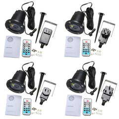 Remote Xmas Pattern Waterproof Projector Stage Light Garden Christmas Tree Landscape Lamp