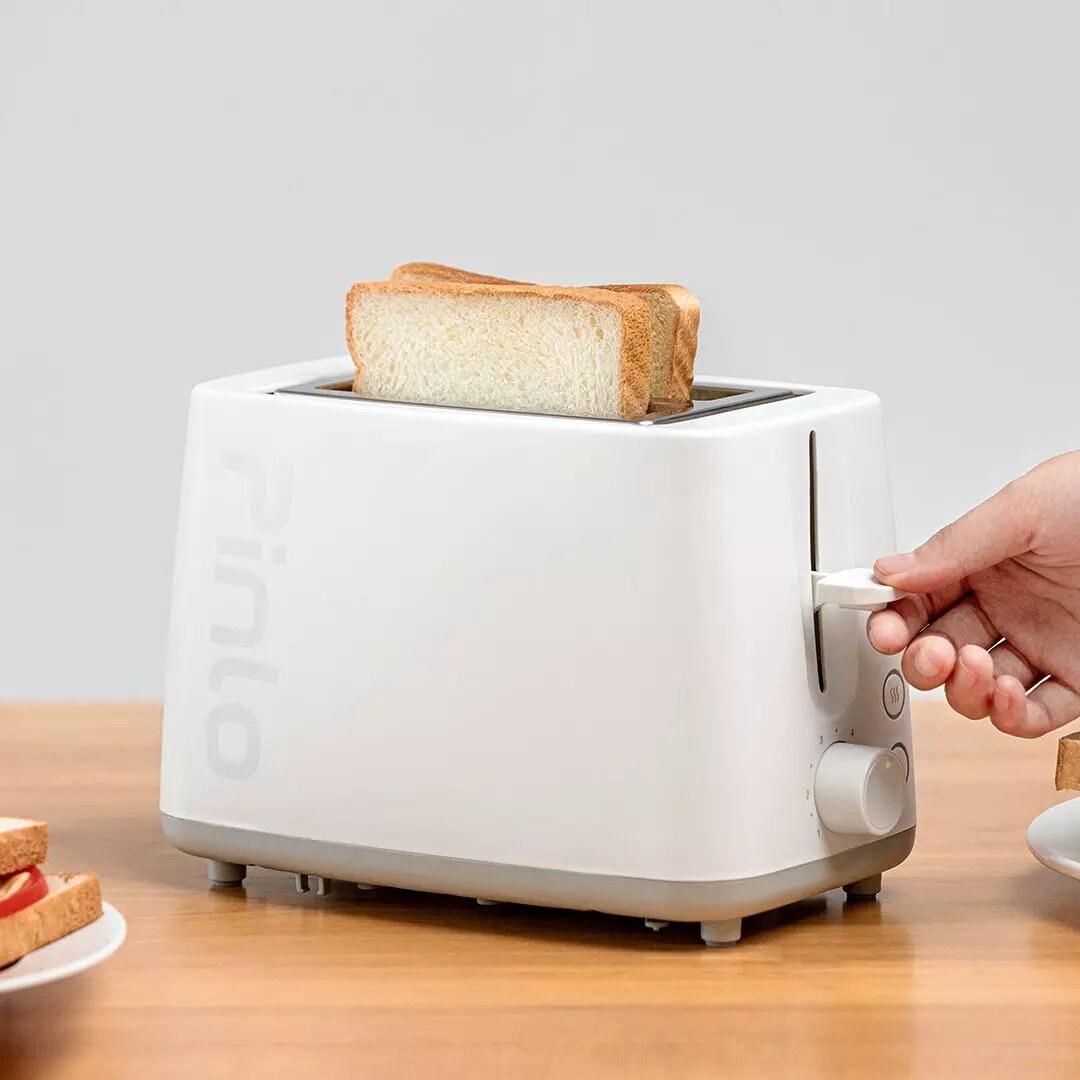Toaster Bread Maker from Toast Machine Breakfast Machine Mini Sandwich Maker 750W Fast Heating Double Side Baking