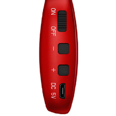 LED Display Wireless Guitar Bass Transmitter Receiver UHF System for Electric with 500mah Battery