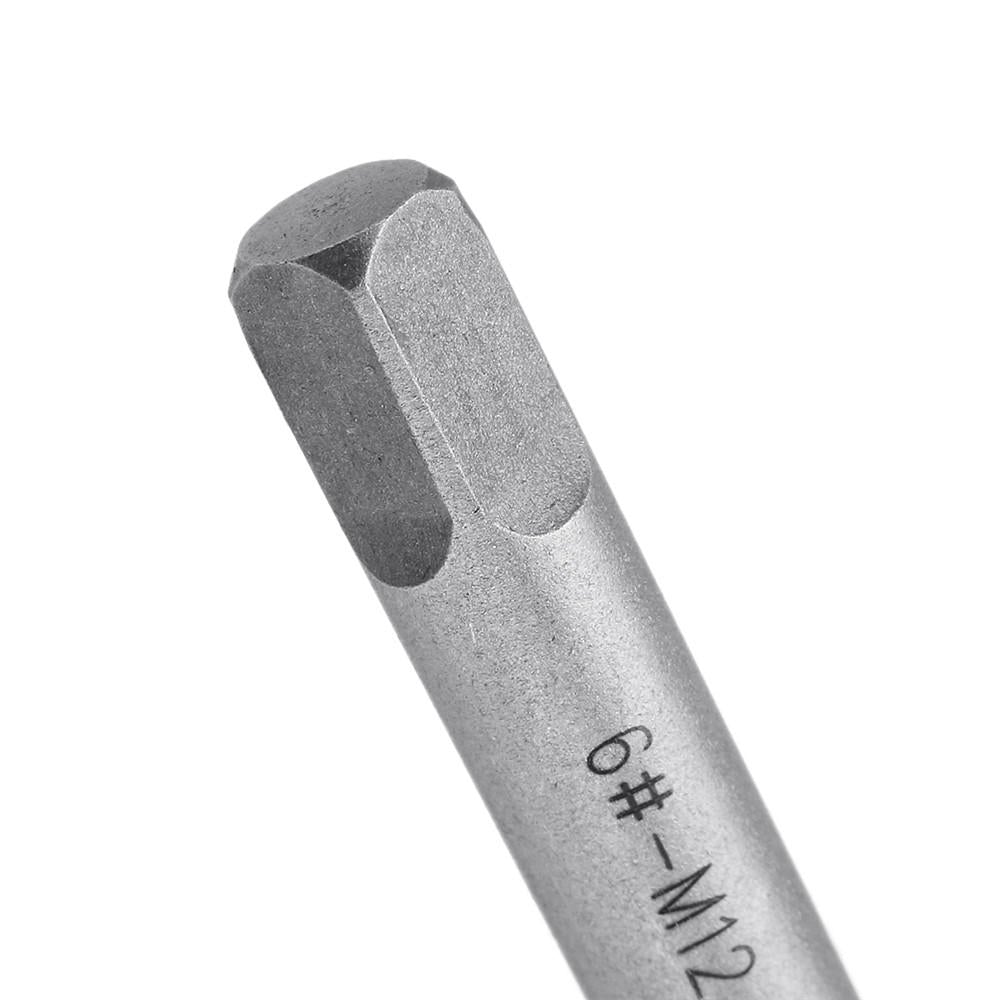 6pcs M4-M12 Damaged Screw Extractor Alloy Screw Bolt Remover