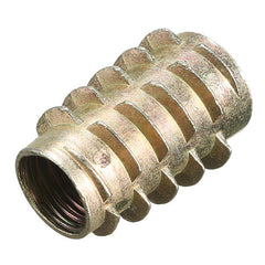 5Pcs M10x25mm Hex Drive Screw In Threaded Insert For Wood Type E