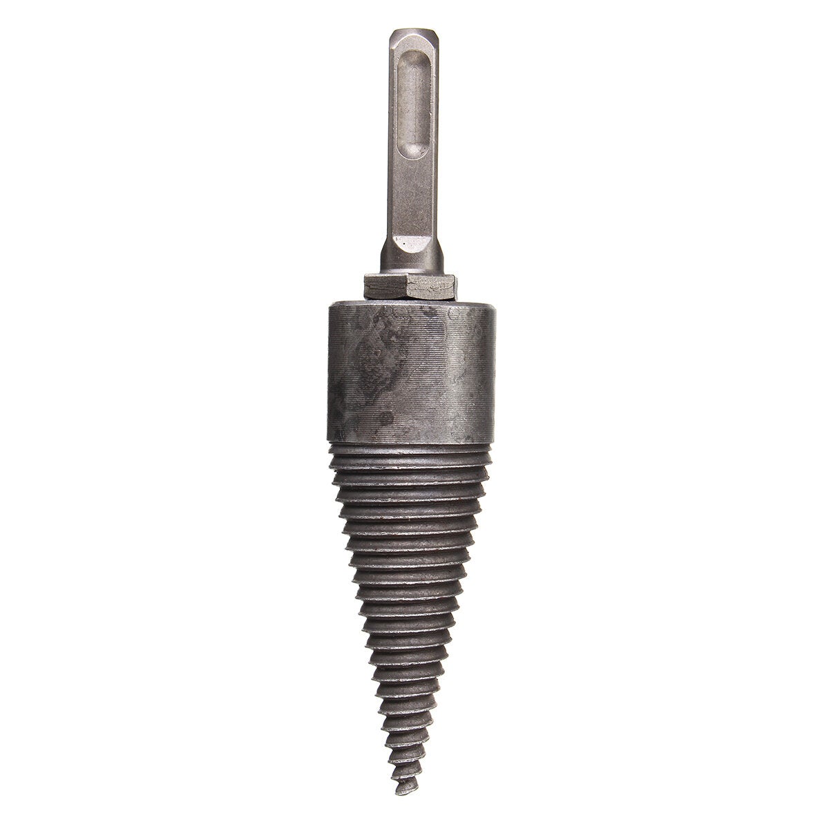 Hex Shank/Square Handle Firewood Splitting Drill Bit Wood Cone Drilling Tool Kit