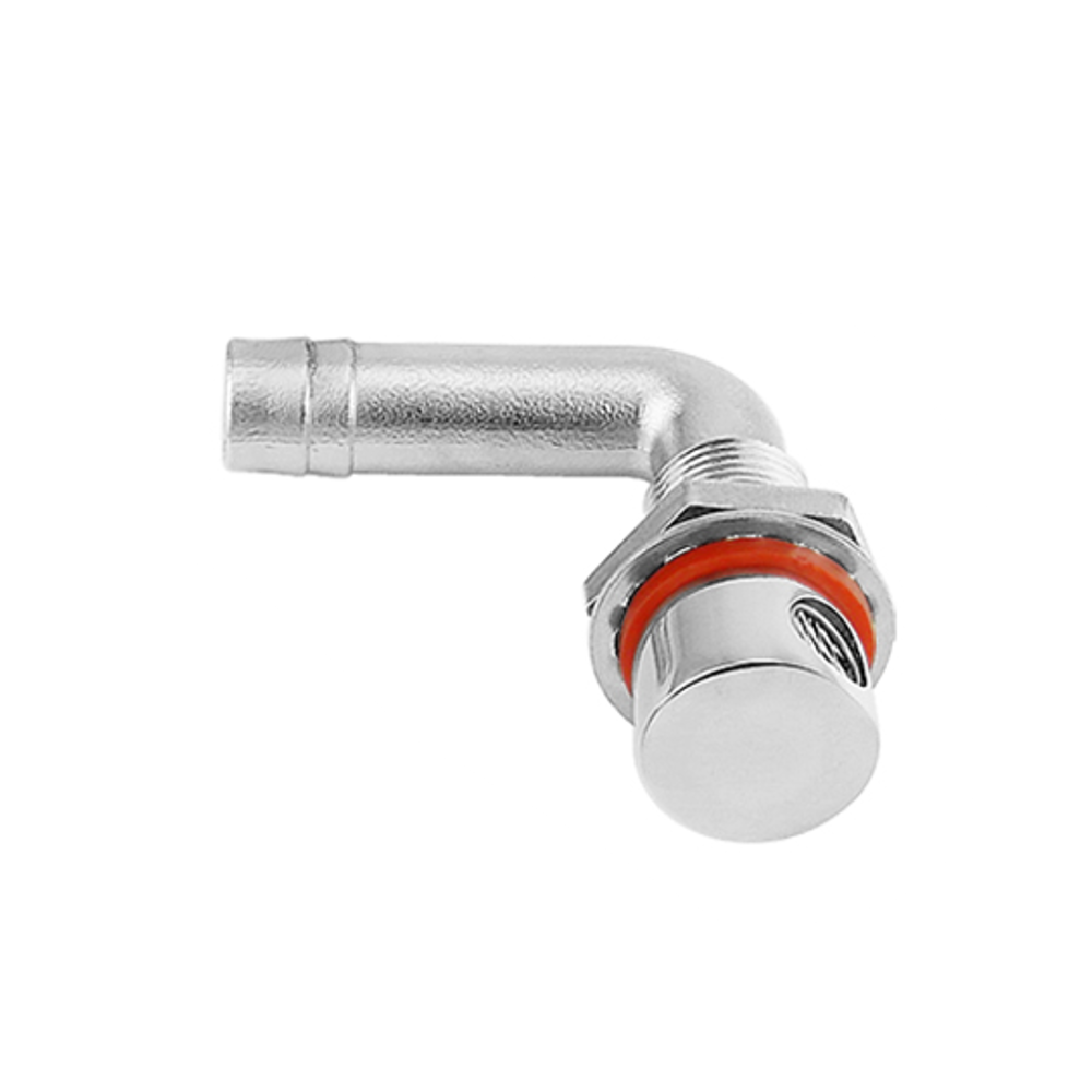 Universal Marine Grade 316 Stainless Steel Fuel Gas Tank Vent Hardware with Gasket Flush Mount For 5/8" Hose