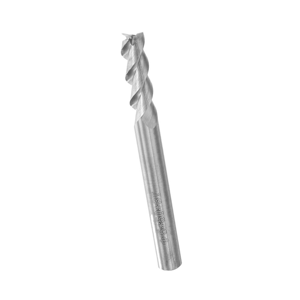 10pcs 5mm HRC58 3 Flutes End Mill Cutter Tungsten Carbide CNC Milling Cutter Tool for Aluminum