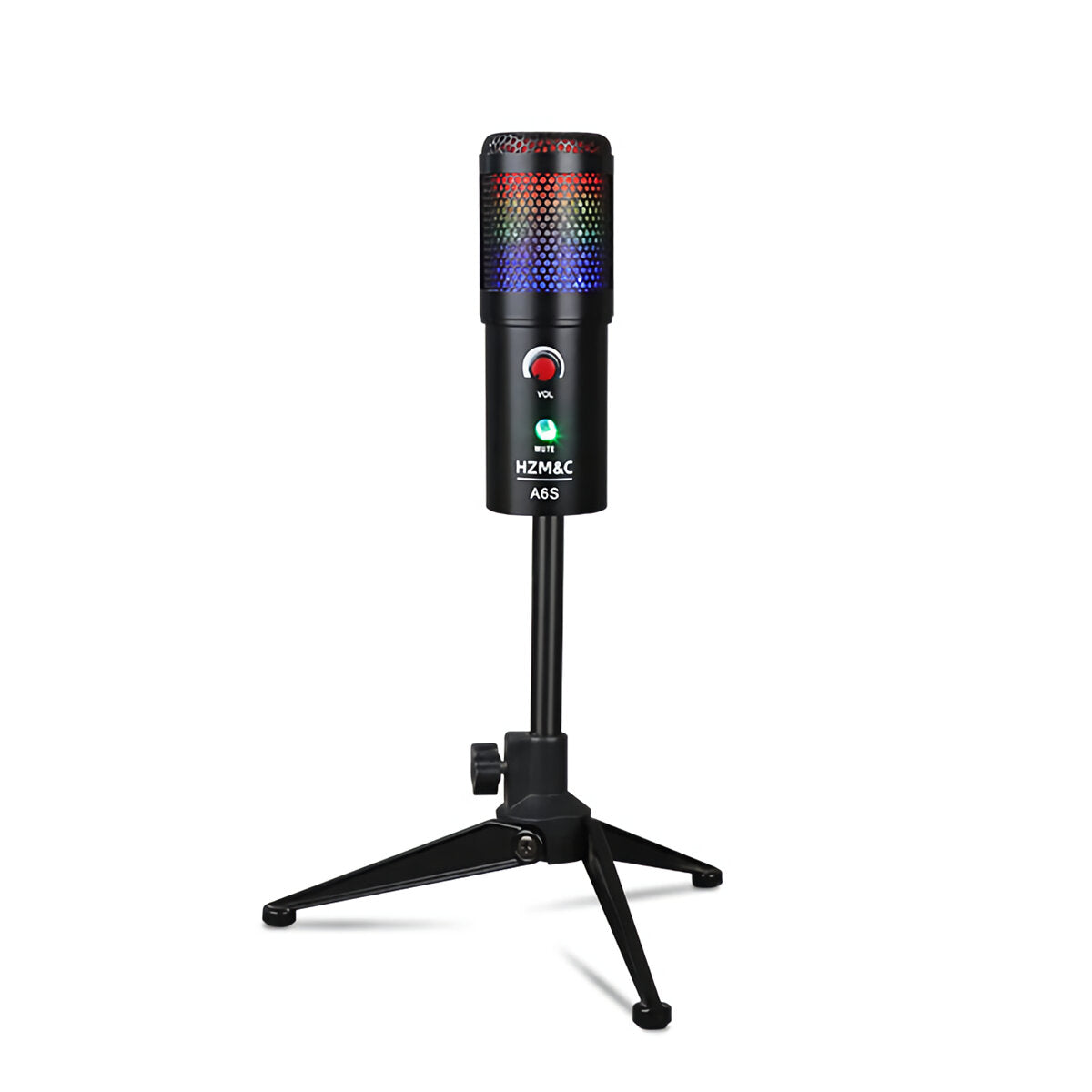USB Sound Recording Vocal Microphone Set 192KHZ/24Bit RGB Gaming Mic with Tripod Stand For Mobile Phone PC Game Chat Live