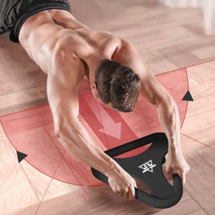 Multifunctional Triangular Abdominal Plate Fitness AB Roller Plate Silent Universal Abdominal Wheel