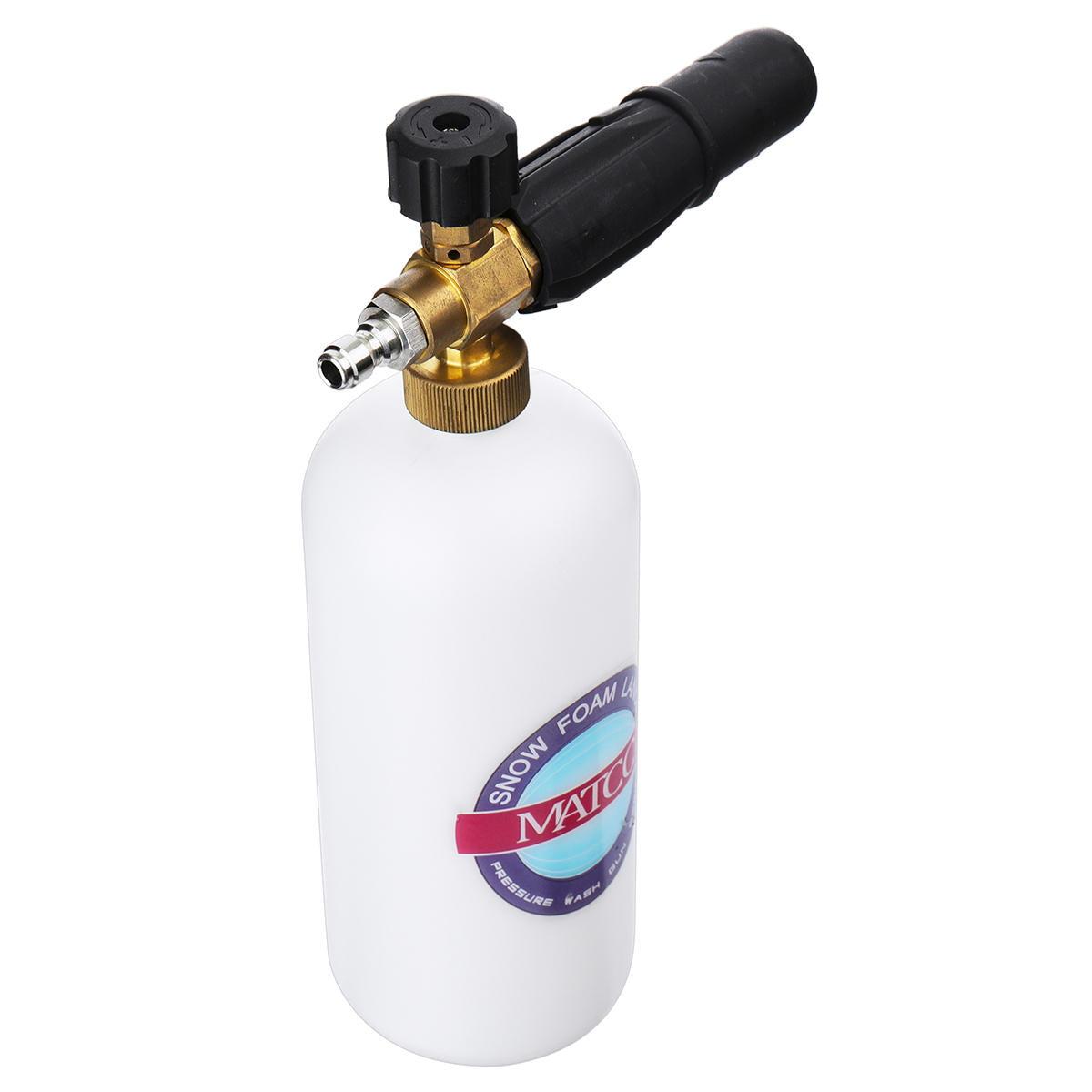 Foam Cannon II Foam Nozzle Pressure Washer Jet Wash with 1/4" Quick Connector Foam Blaaster 0.22 Gallon Bottle Improved Foam Lance