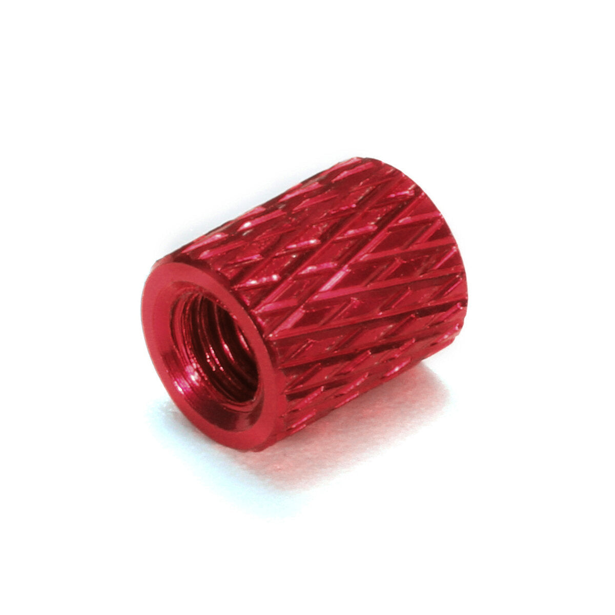 M3AS1 10Pcs M3 6mm Knurled Standoff Aluminum Alloy Anodized Spacer