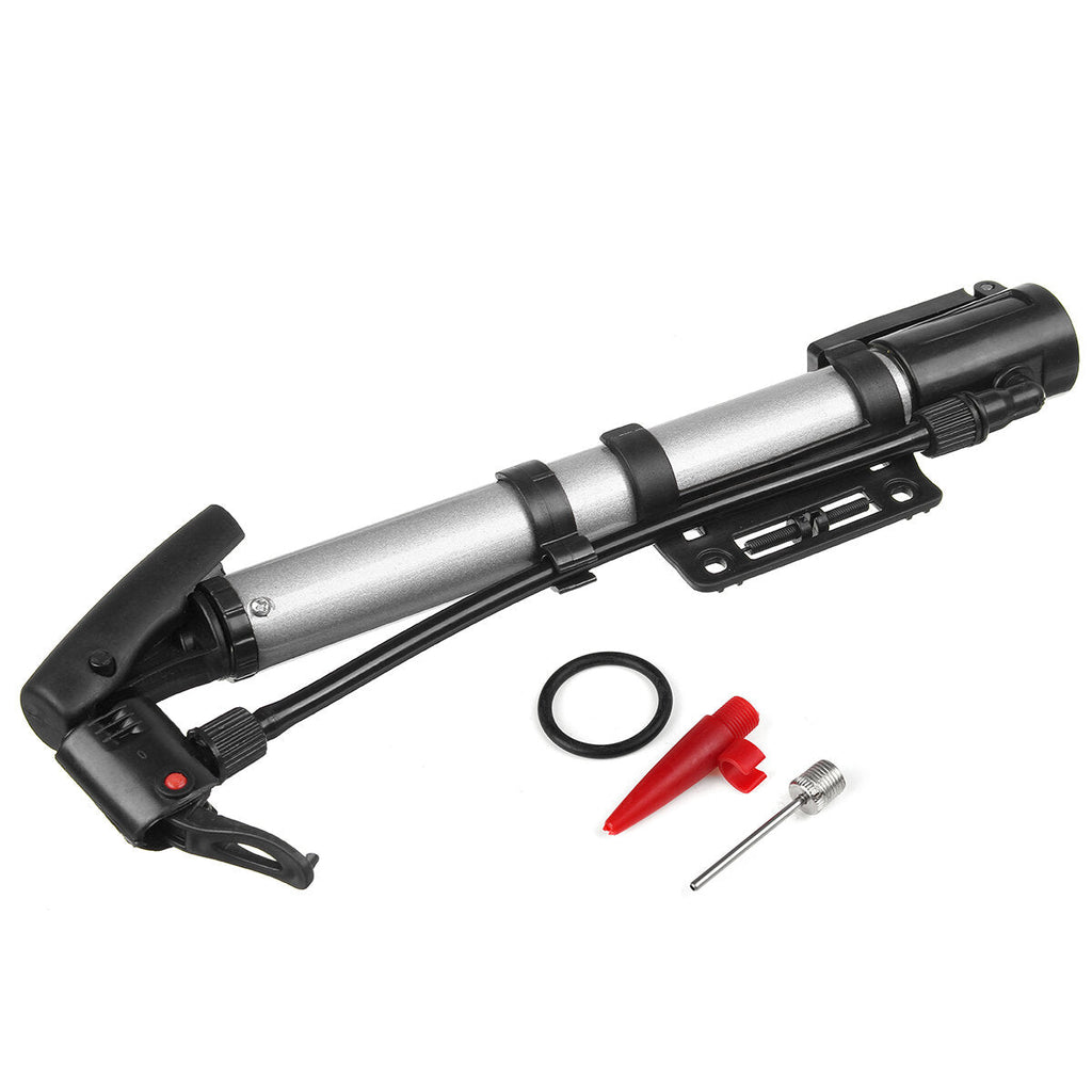 120PSI High Pressure Air Pump Alloy Floor Standing Bike Motorcycle Tyre Pump with Ball Pin