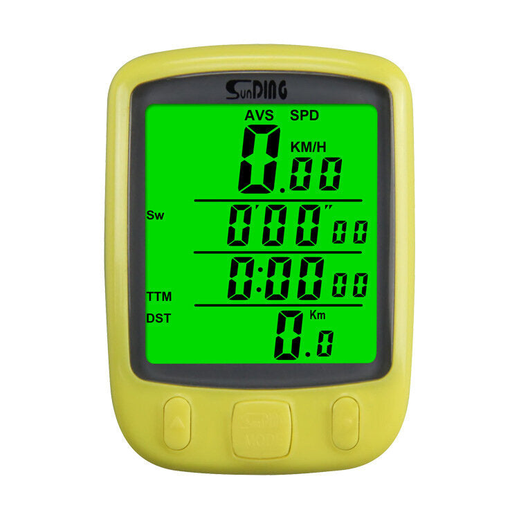 Multifunctional Bicycle Computer Wired Odometer Stopwatch Waterproof Mini Digital LCD Speedometer Tracker