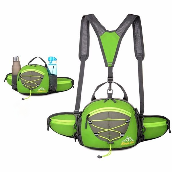 Outdoor Sport Unisex Waist Cycling Mountaineering Hiking Camping Travel Bags