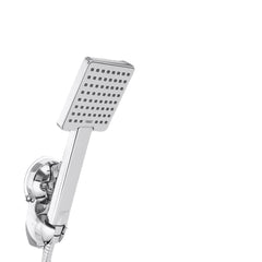 8 Inch Large Angle-adjustable Square Shower Head Electroplating Five Piece Set