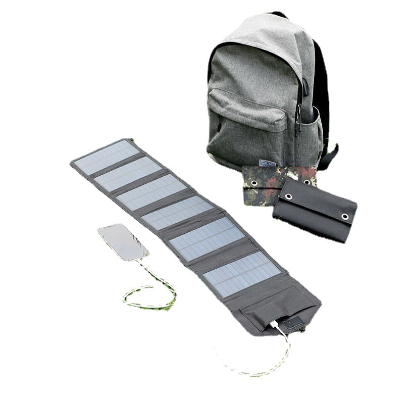 Foldable USB Solar Panel Solar Cell Portable Folding Waterproof Solar Panel folded Outdoor Mobile Power Battery Charger