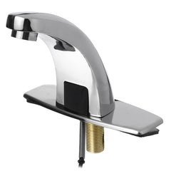 Sink Mixer Sensor Tap Chrome Brass Automatic Hands Free Infrared Basin Faucet