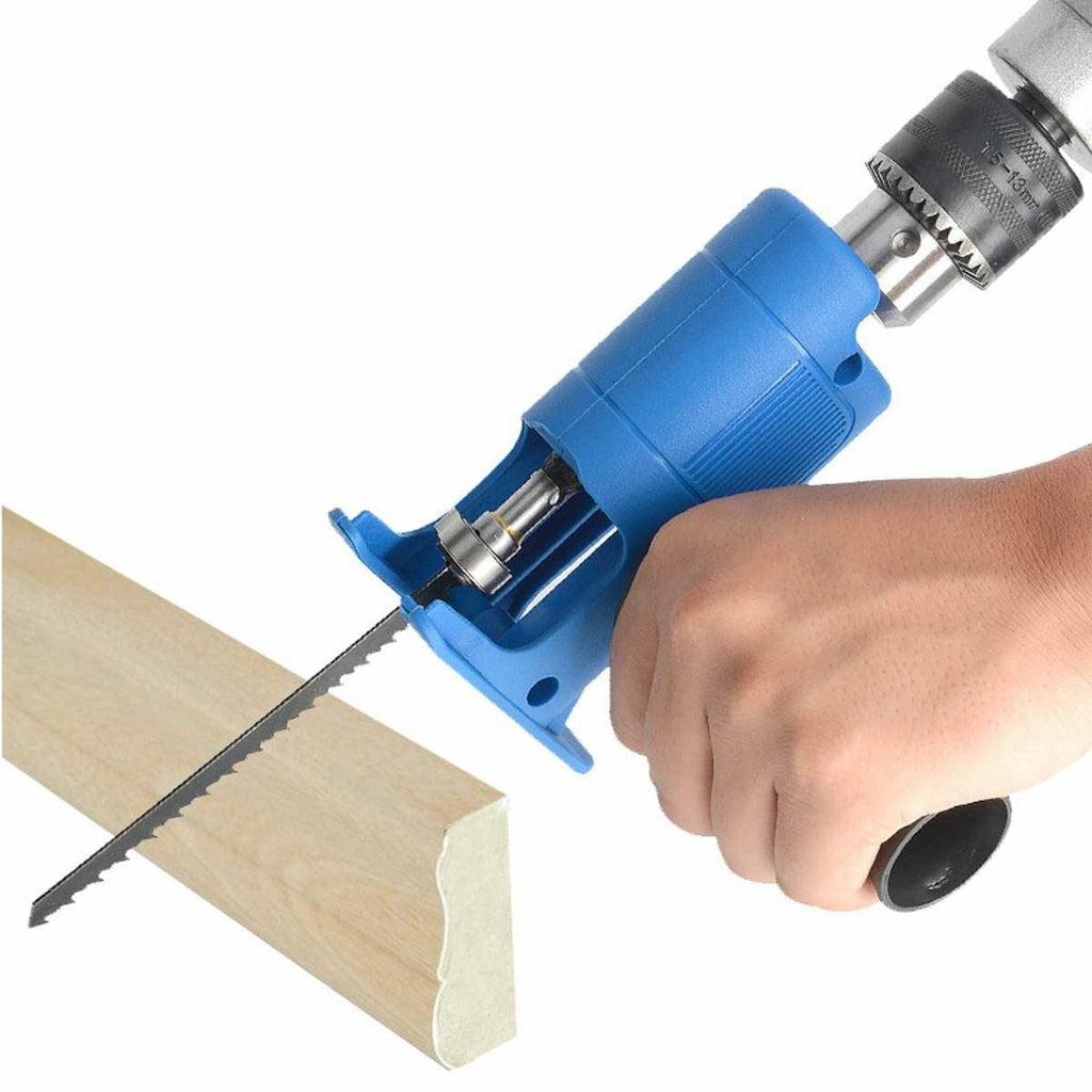 Reciprocating Saw Attachment Adapter Change Electric Drill Into Reciprocating Saw for Wood Metal Cutting