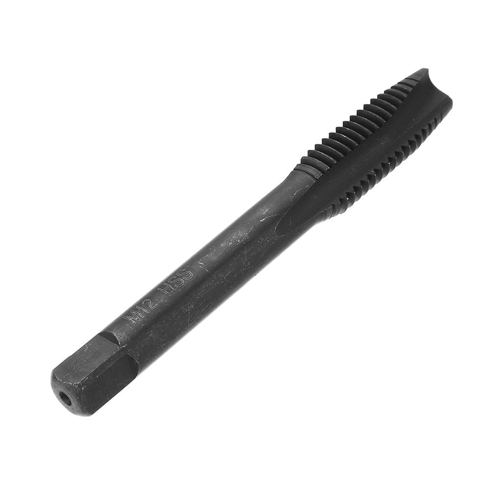 7pcs M3-M12 HSS Nitriding Coated Screw Thread Tap Set Machine Thread Tap Drill