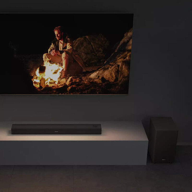Bluetooth 5.0 SoundBar 6.5 Inches Subwoofer Home Theater TV Speaker 3.1 Channel 7 Sound Units Multi-input Interface