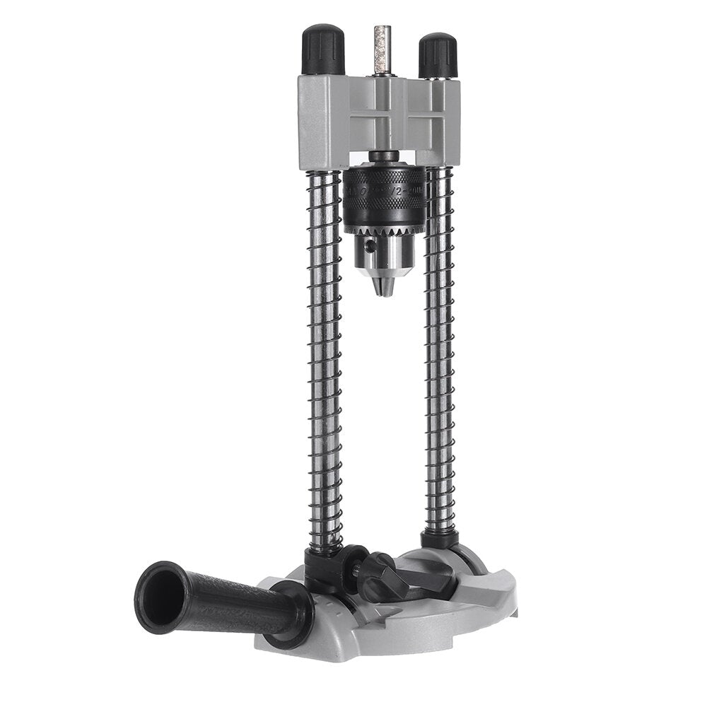 45-90 Degree Angle Drill Guide Attachment with Chuck Drill Holder Stand Drilling Guide for Electric Drill