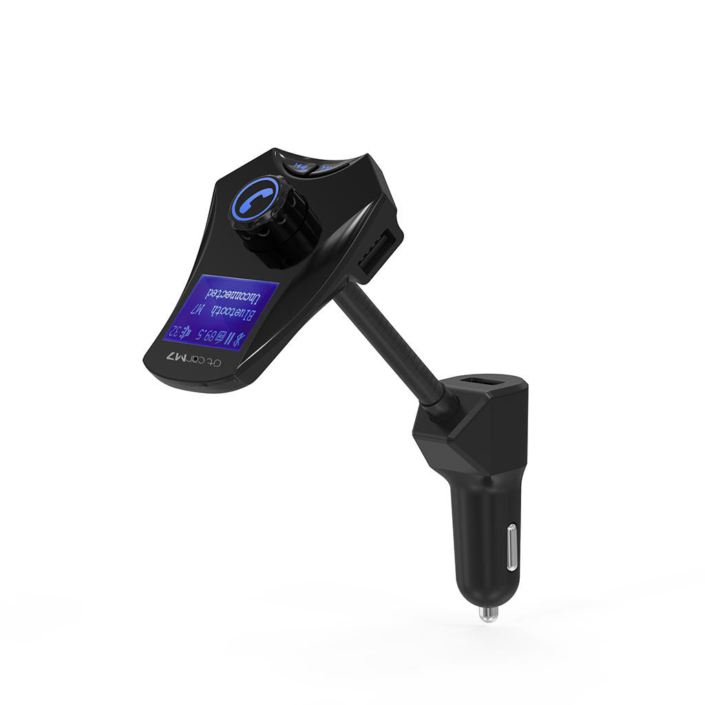 Car Charger Bluetooth FM Transmitter Built-in Microphone Support TF Card U Disk
