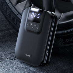 Electric Tire Inflator Auto Portable Mini Car Air Pump With Digital Pressure Gauge For Self-driving Car / Motorcycle Ball